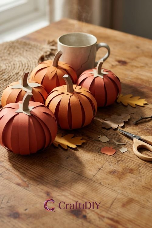 Easy paper craft DIY gifts fall crafts for adults
